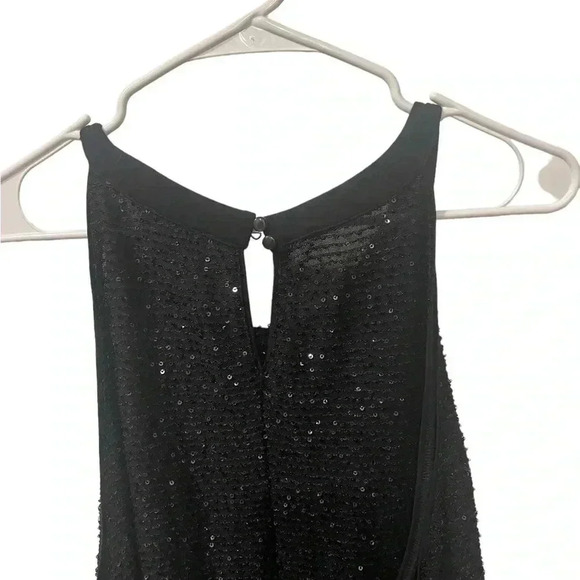 Lane Bryant black sequin swing halter top dressy tank size 22/24 - Picture 5 of 5